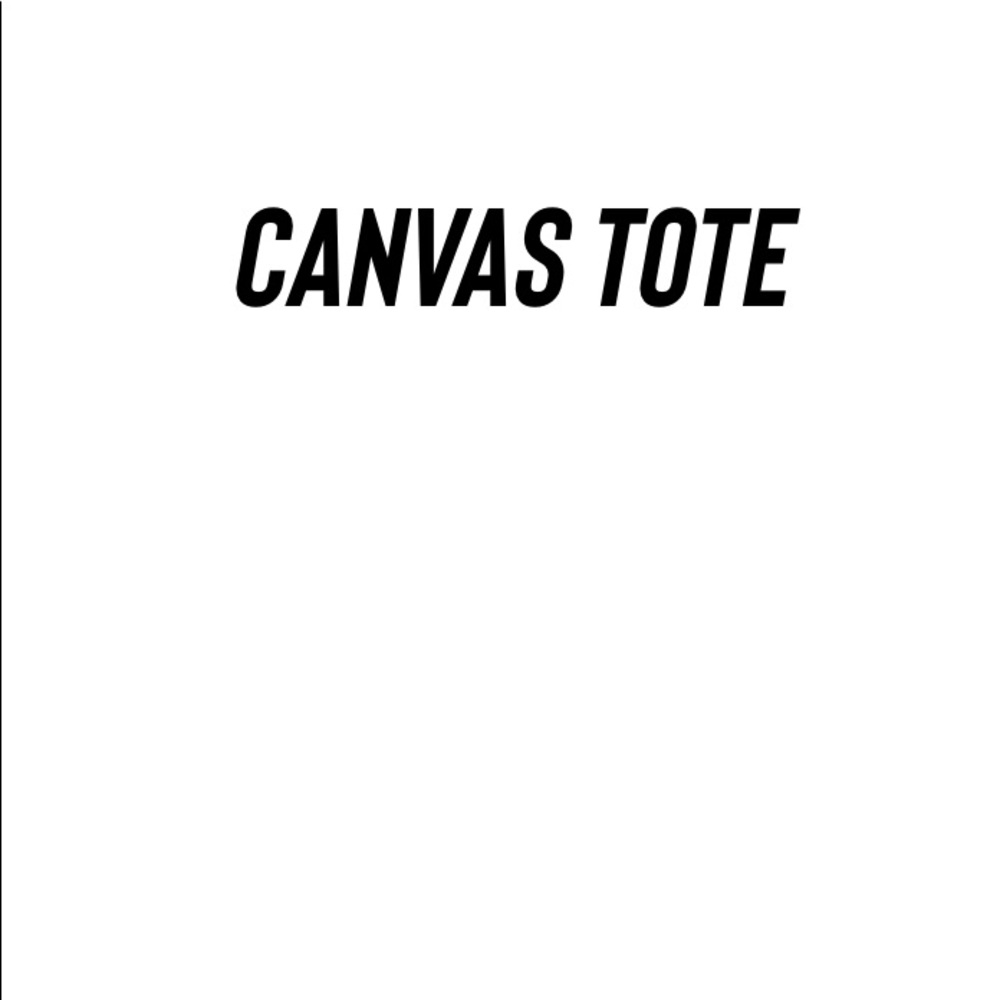 Canvas tote